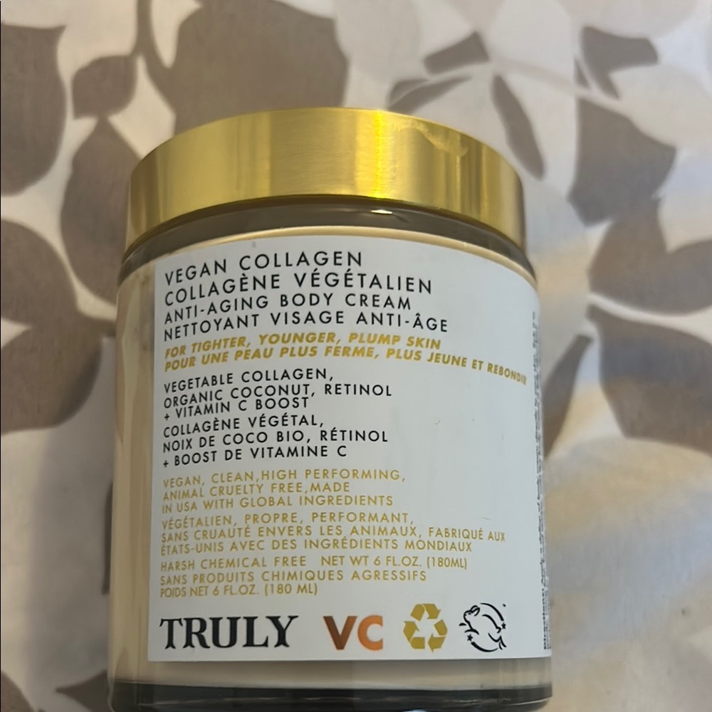 Truly Vegan Collagen Anti-Aging Body Cream